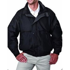 US Basic Men’s Black Hooded Utility Parka Jacket Size XL